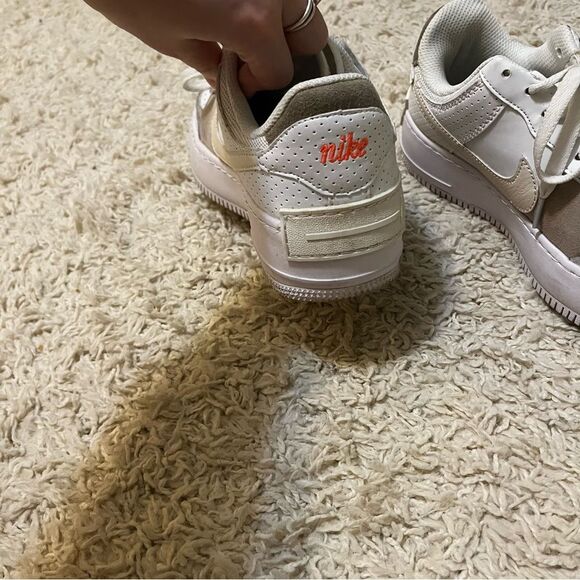 Nike Air Force 1 Shadow ‘White Pink Oxford size 9